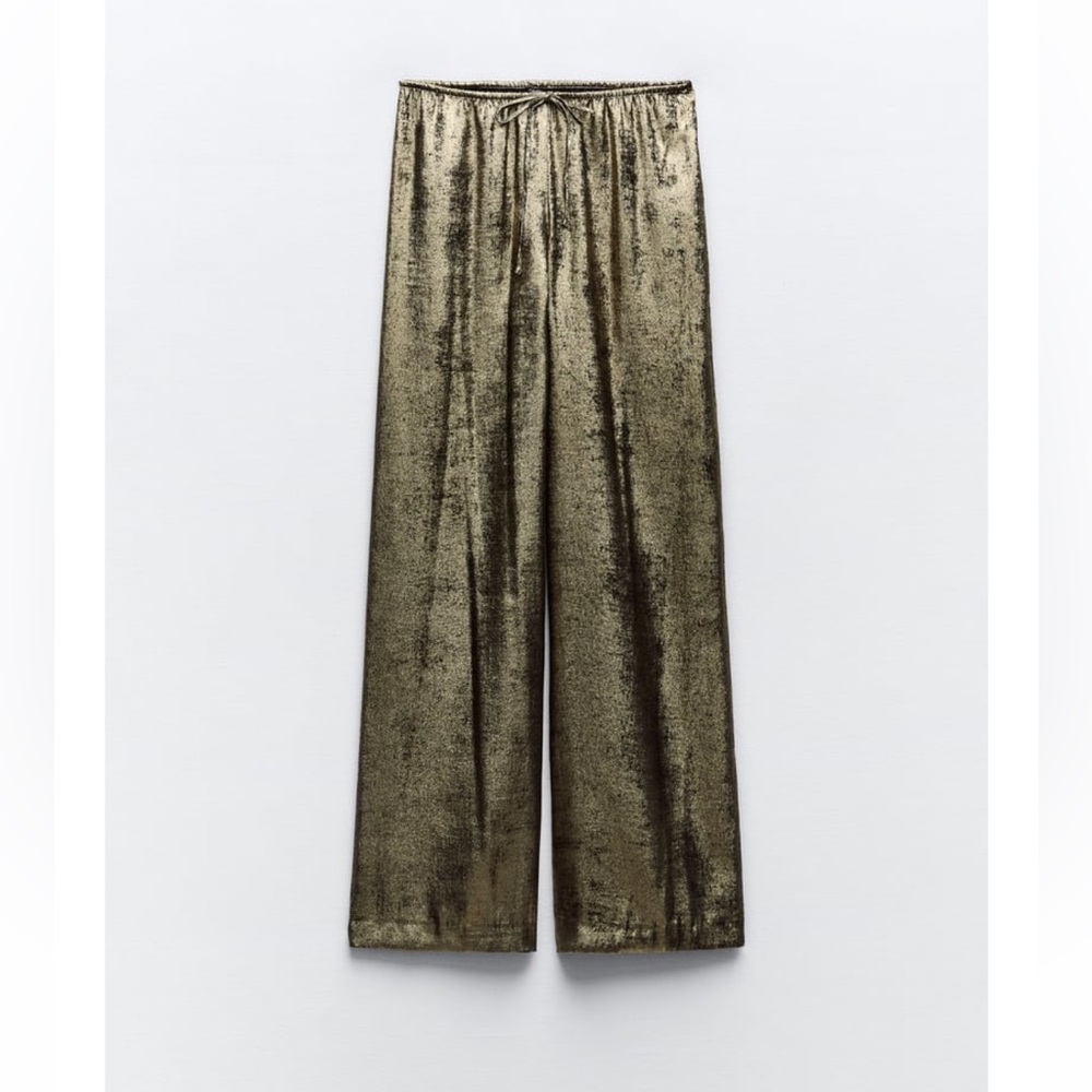 Zara foil pants